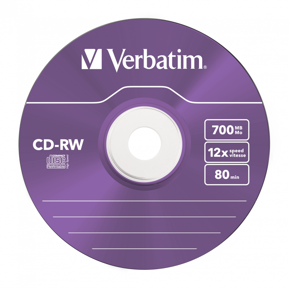 43167 CD-RW Colour Global Disc Surface Purple