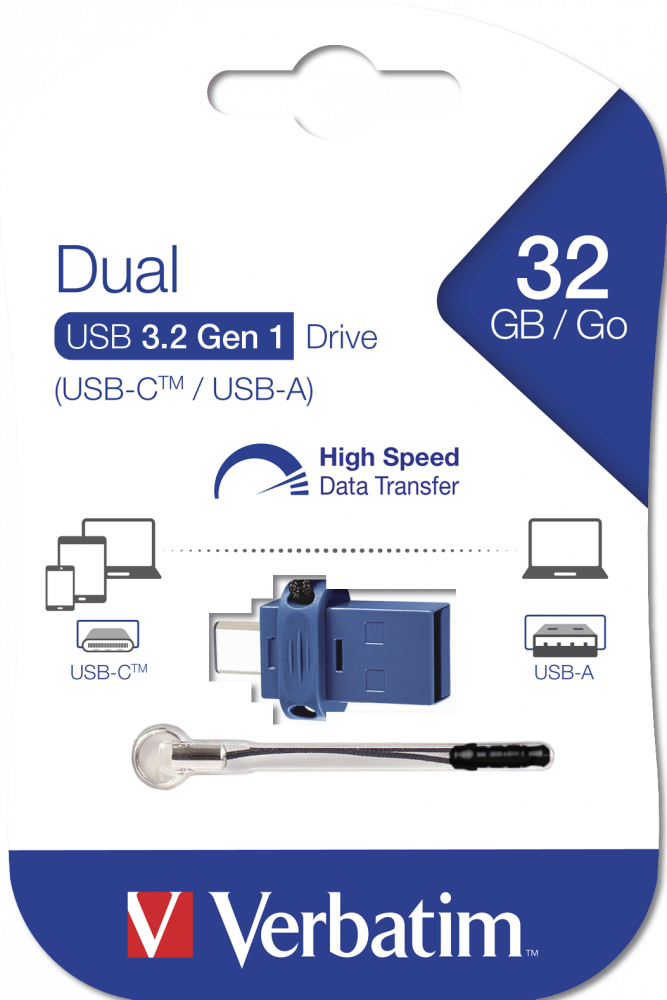 Disk Dual USB USB-C / USB-A, 32 GB
