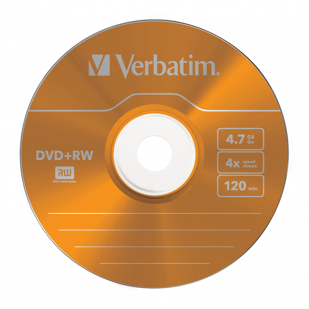 43297 DVD+RW Colour Global Disc Surface Orange