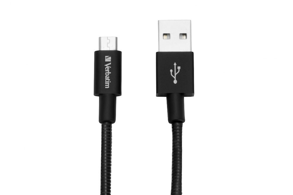 Synchronizační a nabíjecí kabel Verbatim Micro USB 30 cm černý