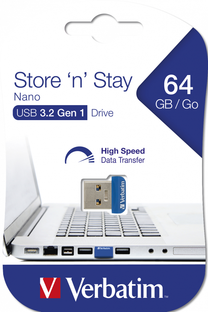 Jednotka USB Store 'n' Stay NANO USB 3.2 Gen 1 - 64GB
