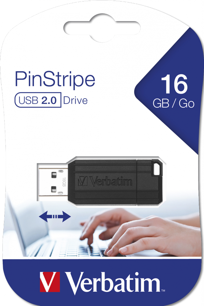 Jednotka PinStripe USB 16 GB černá