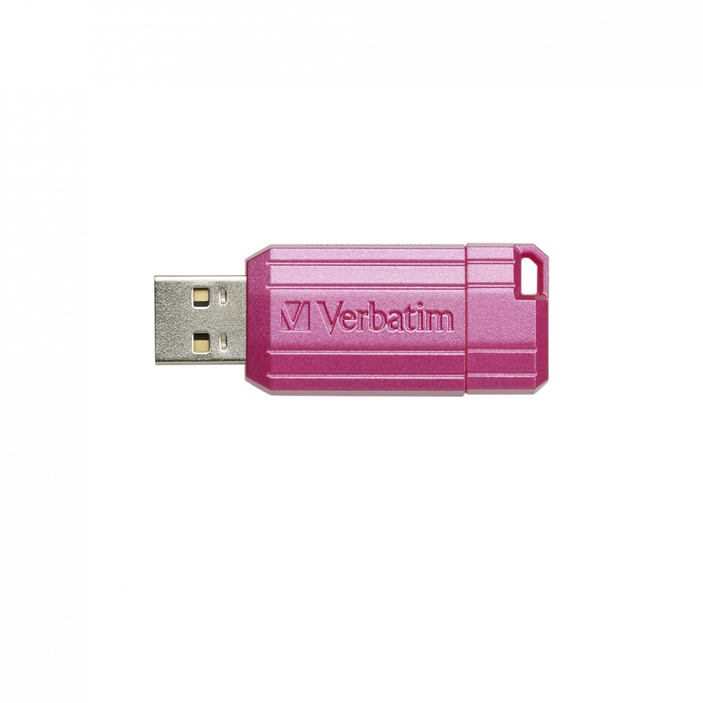 Jednotka PinStripe USB 32 GB jasně růžová
