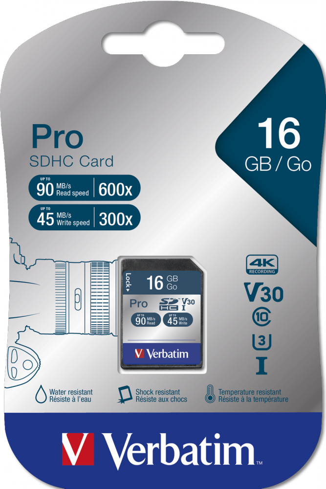 Pro U3 16GB SDHC Card