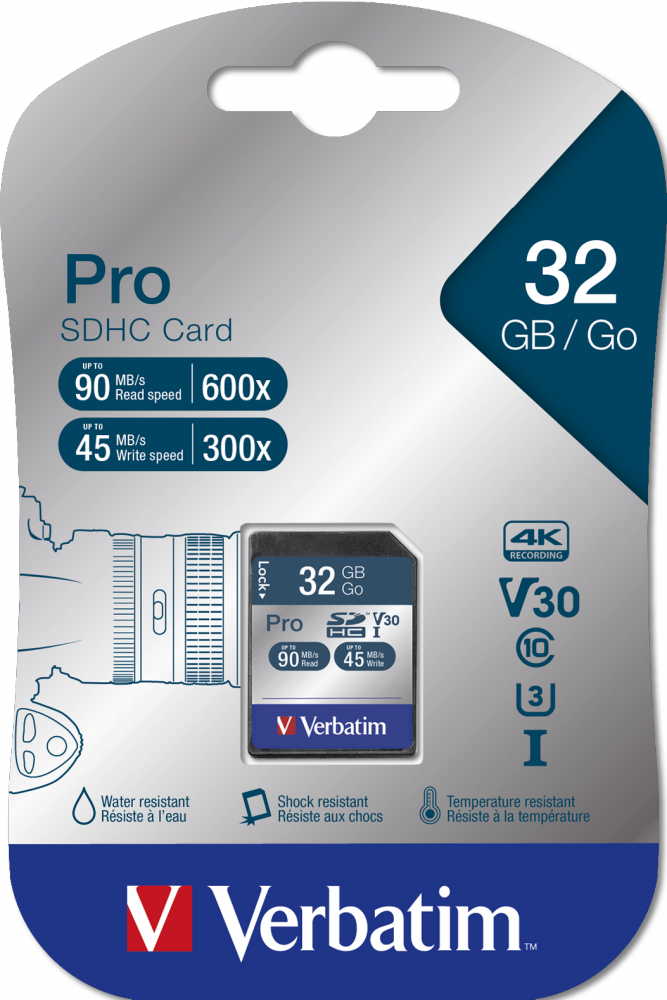 Pro U3 32GB SDHC Card