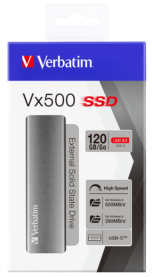 Externí disk SSD s USB 3.2 Gen 2 Vx500 120 GB