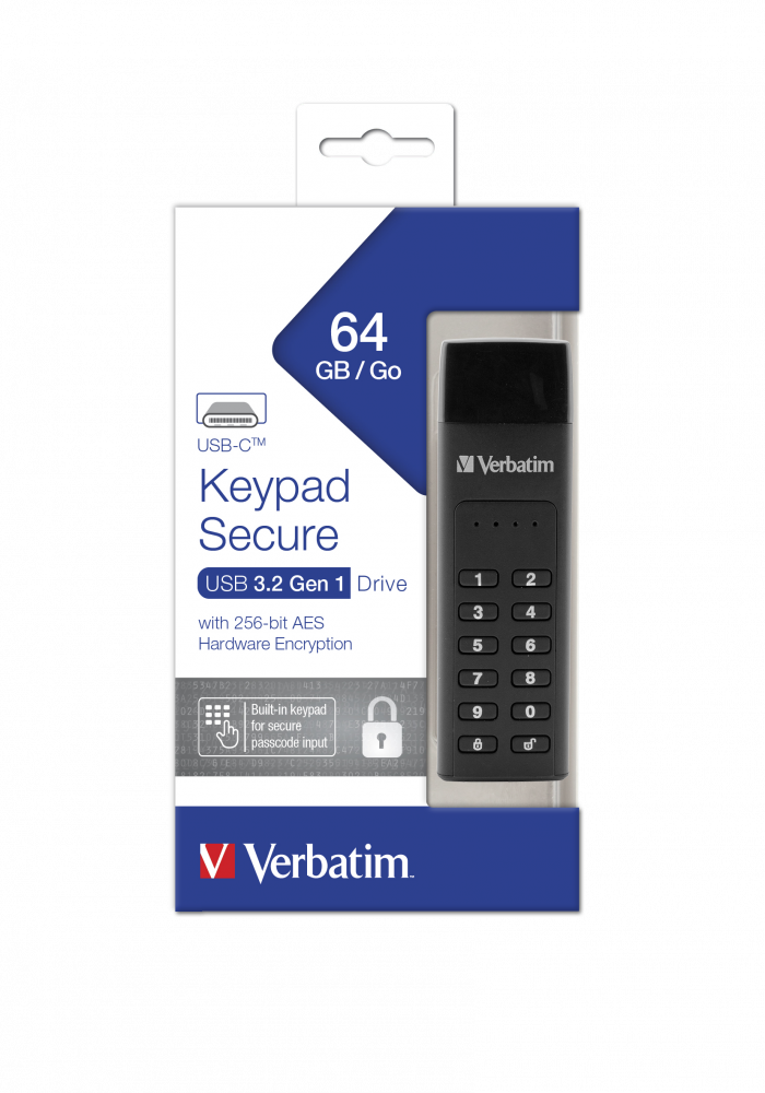 Keypad Secure Disk USB-C 64 GB