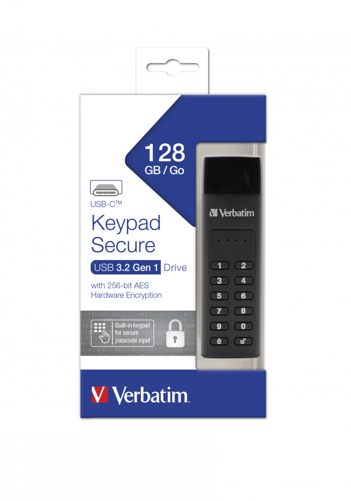Keypad Secure Disk USB-C 128 GB