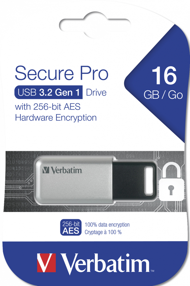 Jednotka Secure Pro USB 3.2 Gen 1, 16GB