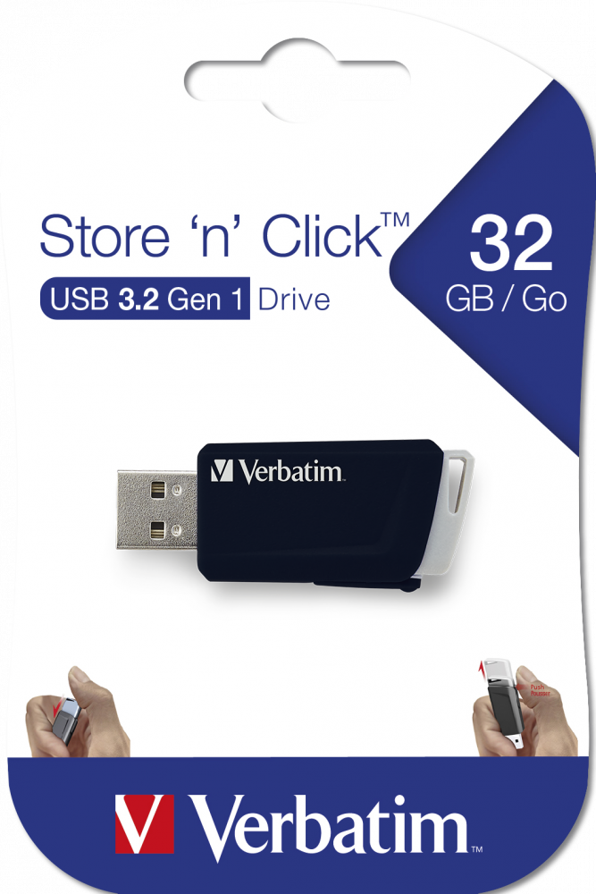 USB disk Store 'n' Click 32 GB černý