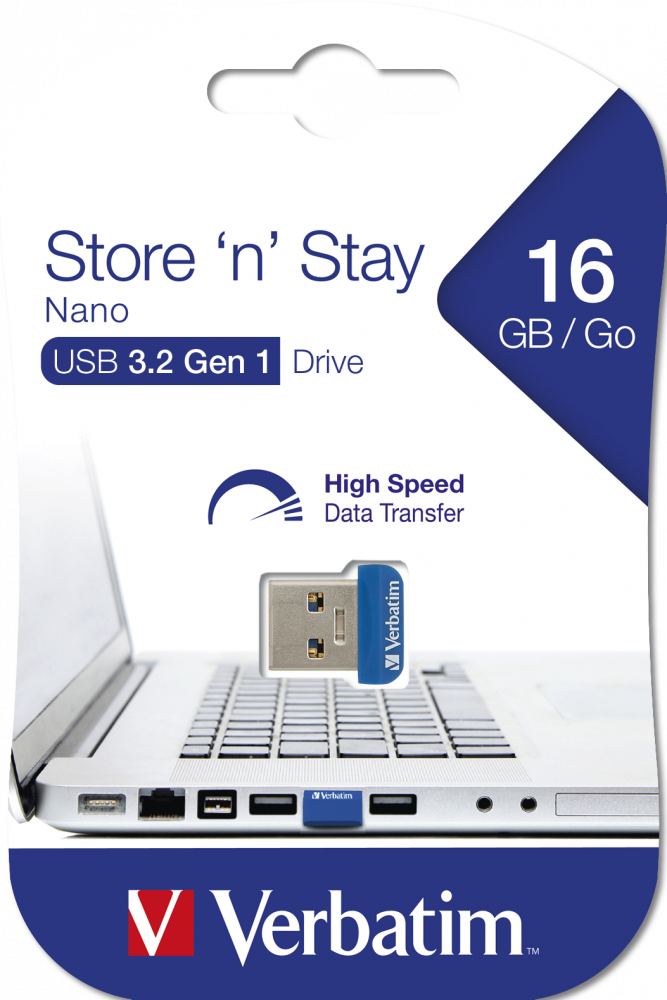 Jednotka USB Store 'n' Stay NANO USB 3.2 Gen 1 - 16GB
