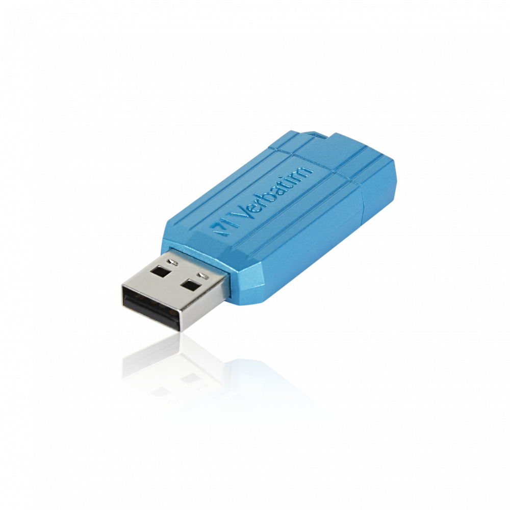 Jednotka PinStripe USB 128 GB karibská modř
