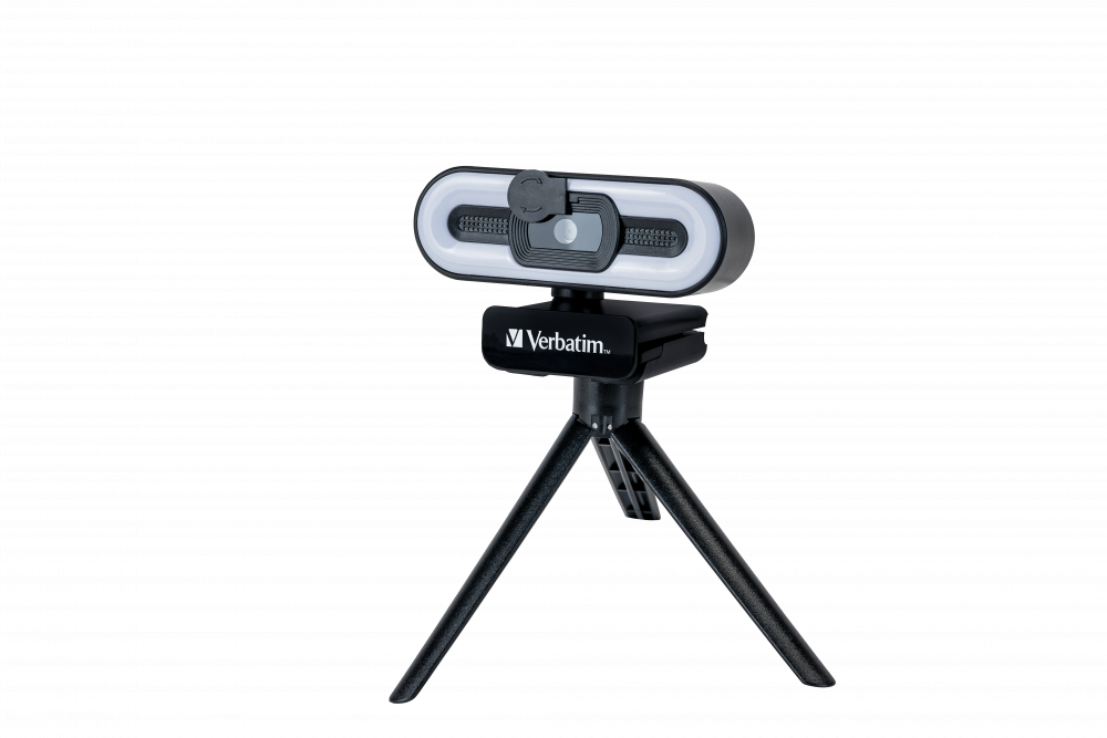 Webkamera s mikrofonem a osvětlením Kamera AWC-02 Full HD 1080p s automatickým ostřením