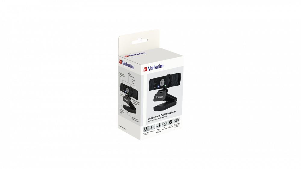 Webkamera se dvěma mikrofony Kamera AWC-03 Ultra HD 4K s automatickým ostřením